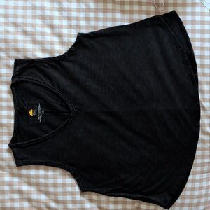 C&C California Women's Black Sleeveless Flowy Tank Top